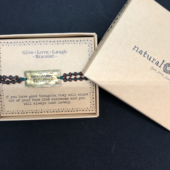 “Think Happy, Be Happy” Bracelet - Picture 2 of 3